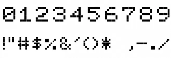 Commodore PET Fonte OUTROS PERSONAGENS