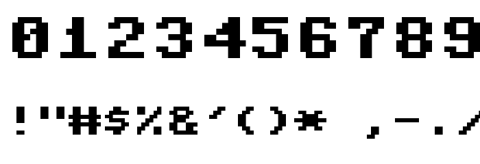 CommodoreServer Font OTHER CHARS