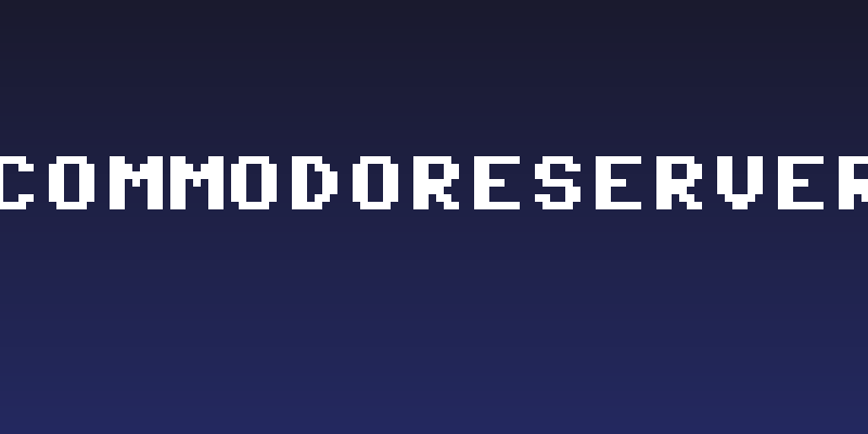 CommodoreServer Social Header
