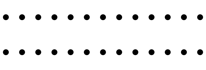 CommonBullets Font LOWERCASE