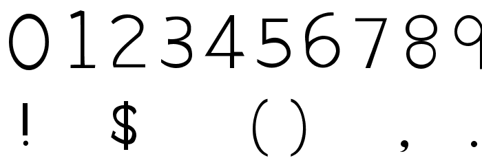 Commons Font Final Font OTHER CHARS
