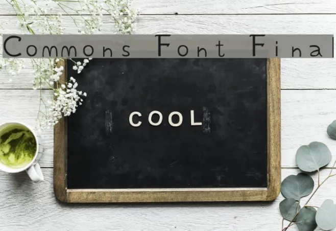 Commons Font Final Example 3
