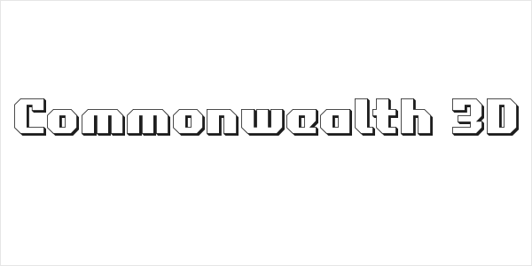 Commonwealth 3D Logo