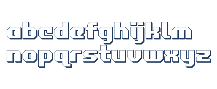 Commonwealth 3D Lowercase