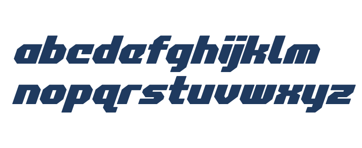 Commonwealth Bold Italic Lowercase
