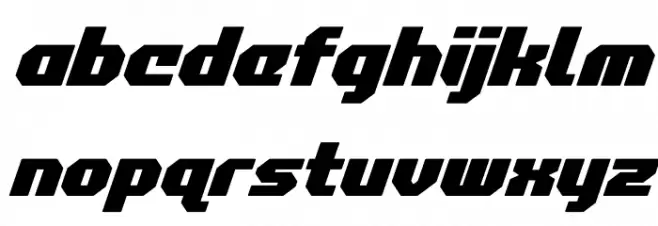 Commonwealth Bold Italic फ़ॉन्ट लोअरकेस