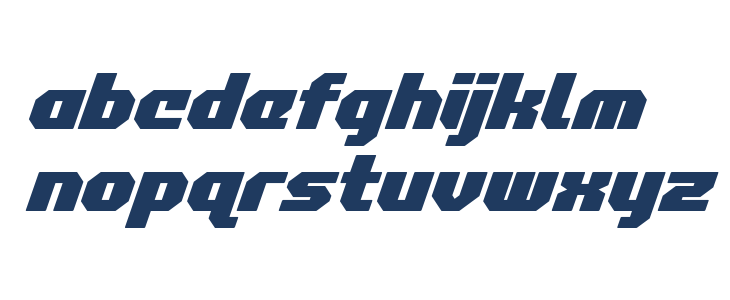 Commonwealth Bold Italic Lowercase