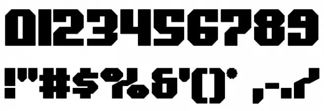 Commonwealth Bold Font OTHER CHARS