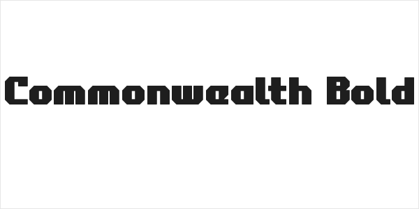 Commonwealth Bold Logo