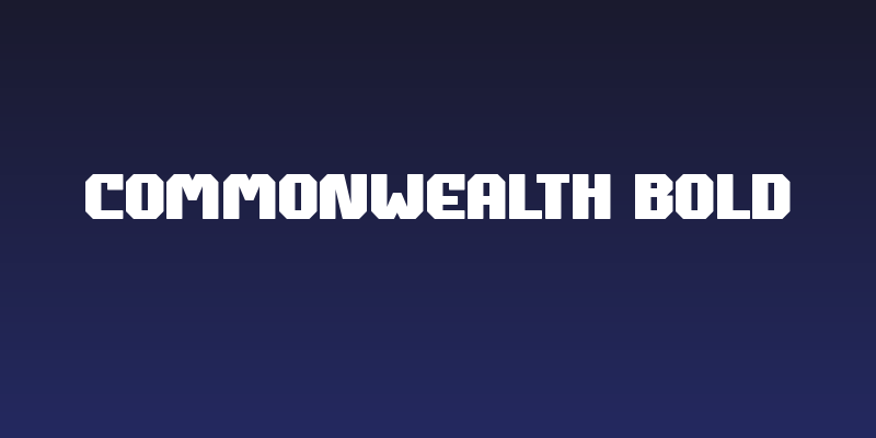 Commonwealth Bold Social Header