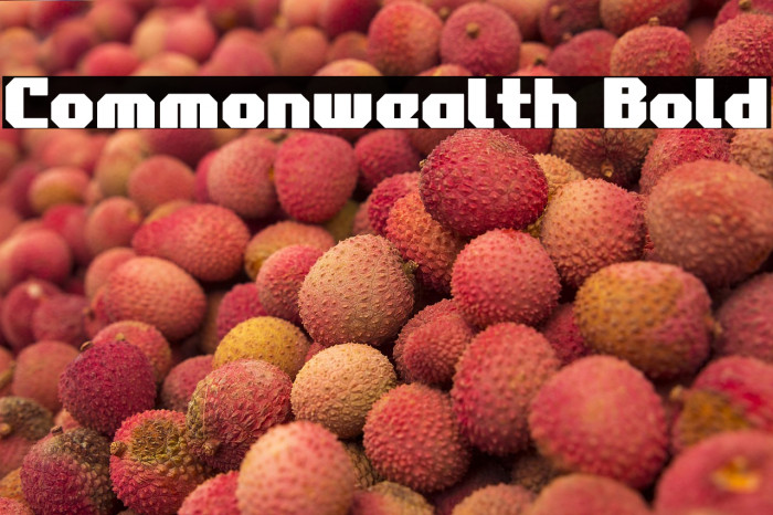 Commonwealth Bold Example 2