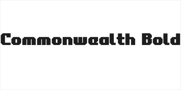 Commonwealth Bold Logo