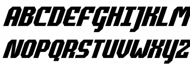 Commonwealth Condensed Italic 字体 大写