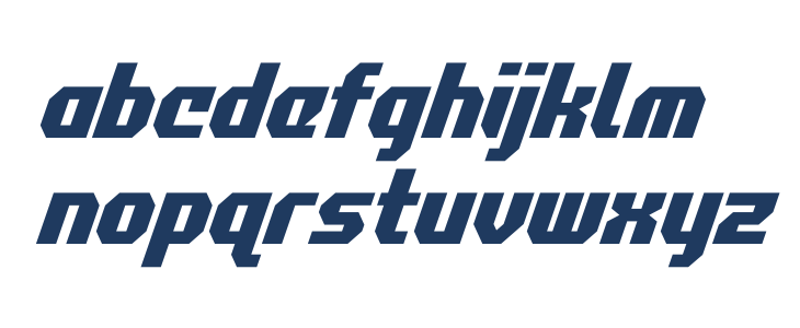 Commonwealth Condensed Italic Lowercase