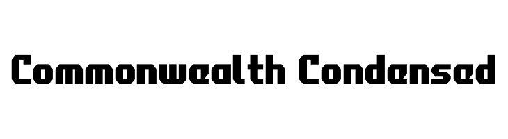 Commonwealth Condensed  Frei Schriftart Herunterladen