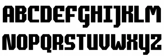 Commonwealth Condensed Schriftart Groß