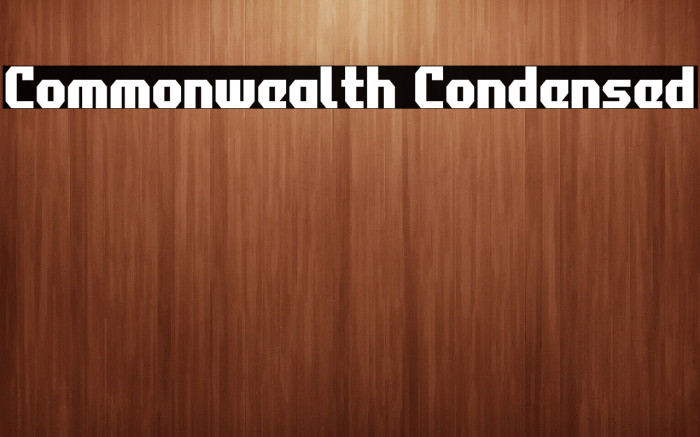 Commonwealth Condensed Example 3