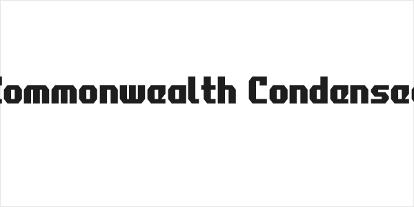 Commonwealth Condensed Logo