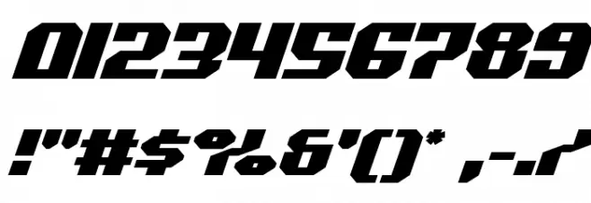 Commonwealth Expanded Italic Font OTHER CHARS