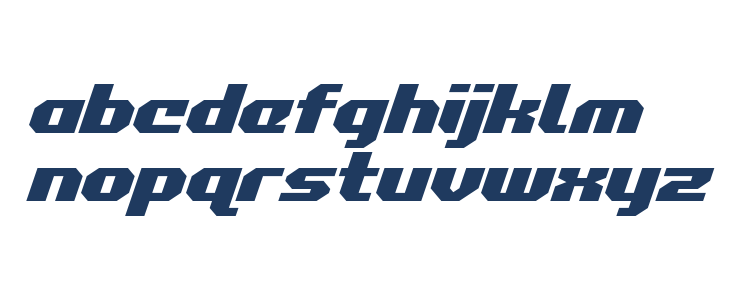 Commonwealth Expanded Italic Lowercase