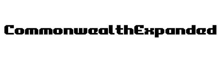 Commonwealth Expanded  Descarca Fonturi Gratis