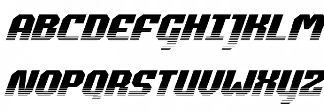Commonwealth Halftone Italic 字体 大写