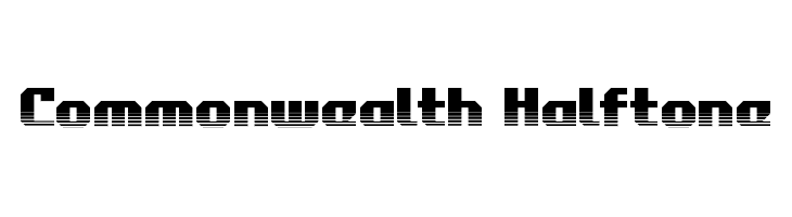 Commonwealth Halftone  font caratteri gratis