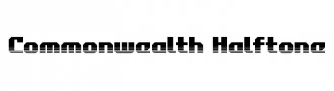 Commonwealth Halftone  免费字体下载