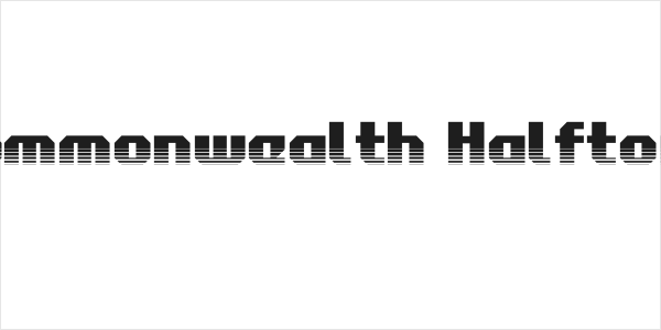 Commonwealth Halftone Logo