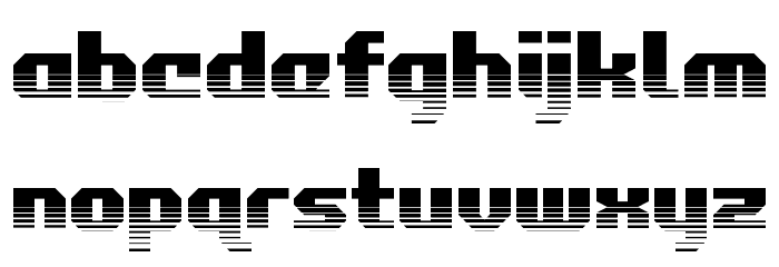 Commonwealth Halftone Font LOWERCASE