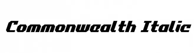 Commonwealth Italic  لخطوط تنزيل