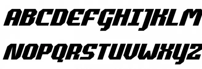 Commonwealth Italic 字体 大写