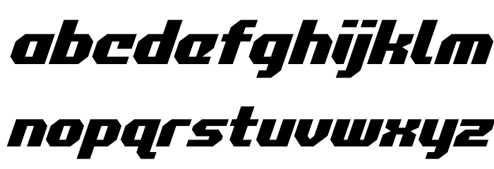 Commonwealth Italic Font LOWERCASE