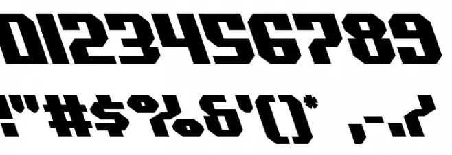 Commonwealth Leftalic Font OTHER CHARS