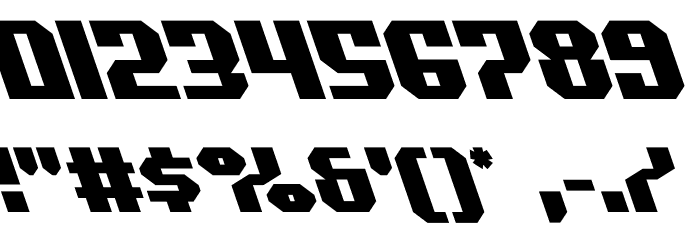 Commonwealth Leftalic Font OTHER CHARS