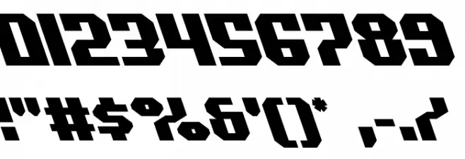 Commonwealth Leftalic Font OTHER CHARS