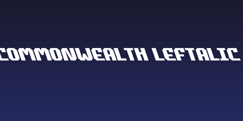 Commonwealth Leftalic Social Header