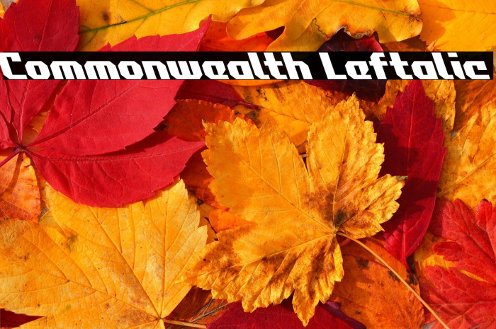 Commonwealth Leftalic Example 1