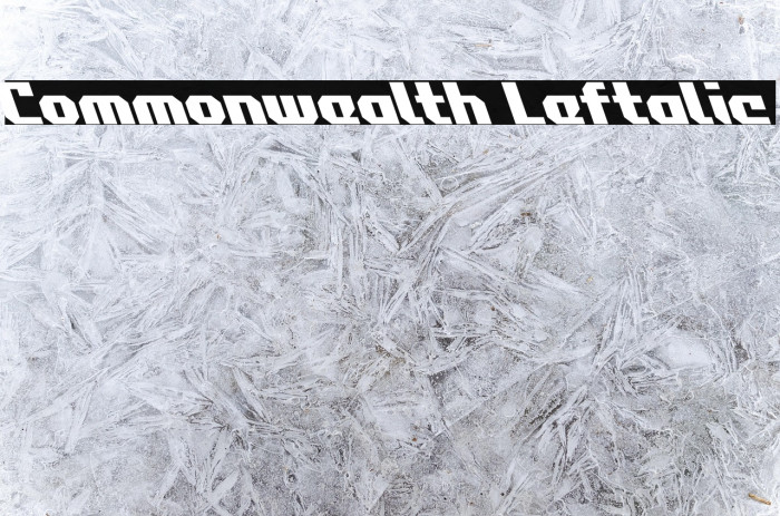 Commonwealth Leftalic Example 3