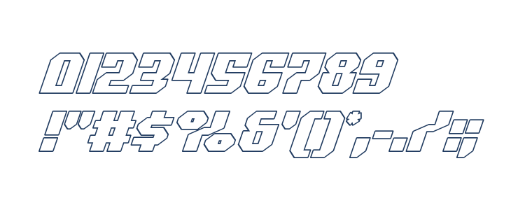 Commonwealth Outline Italic Other Characters