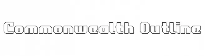 Commonwealth Outline  لخطوط تنزيل