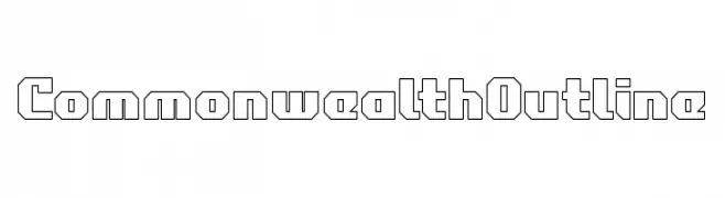 Commonwealth Outline  Descarca Fonturi Gratis