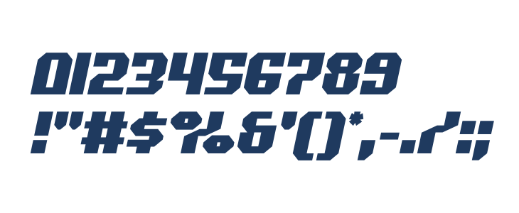 Commonwealth Semi-Italic Other Characters