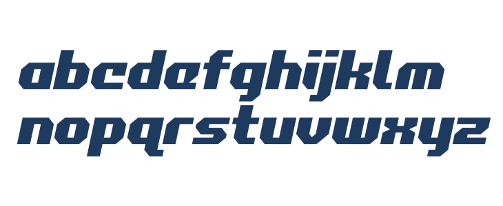 Commonwealth Semi-Italic Lowercase
