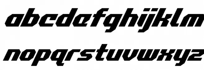 Commonwealth Super-Italic Шрифта строчной