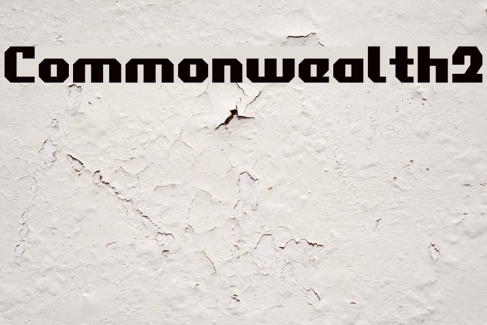 Commonwealth2 Font examples