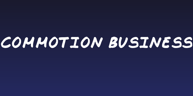 Commotion Business Social Header