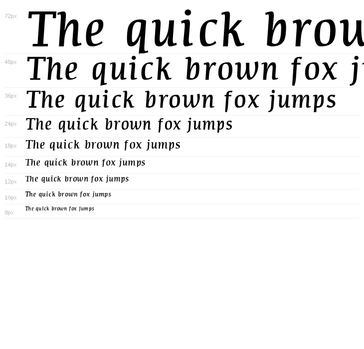 Communist Italic Waterfall