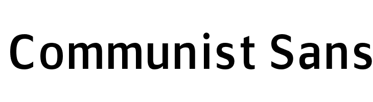 Communist Sans Font