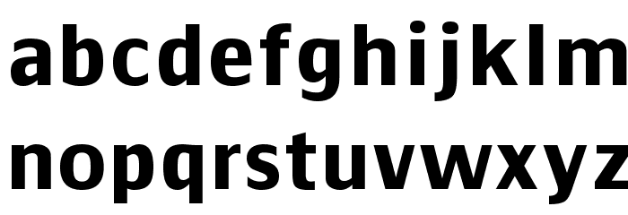 Communist SansBold フォント 小文字